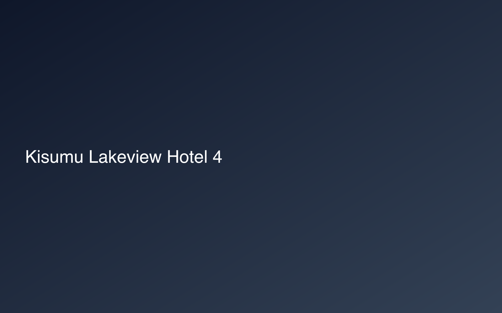 Kisumu Lakeview Hotel photo 4 in CBD