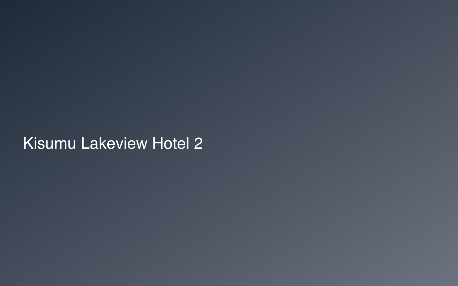 Kisumu Lakeview Hotel photo 2 in CBD