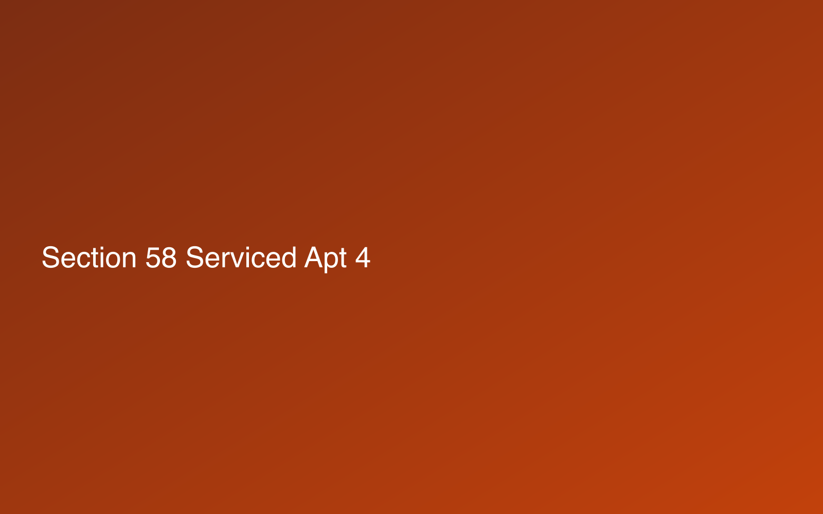 Section 58 Serviced Apt photo 4 in Section 58