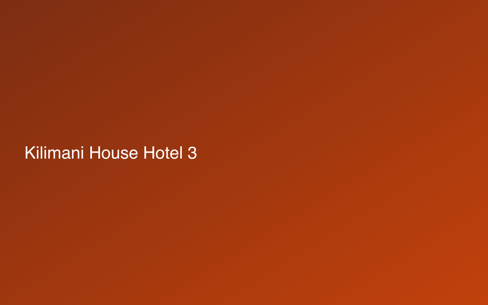Kilimani House Hotel photo 3 in Kilimani