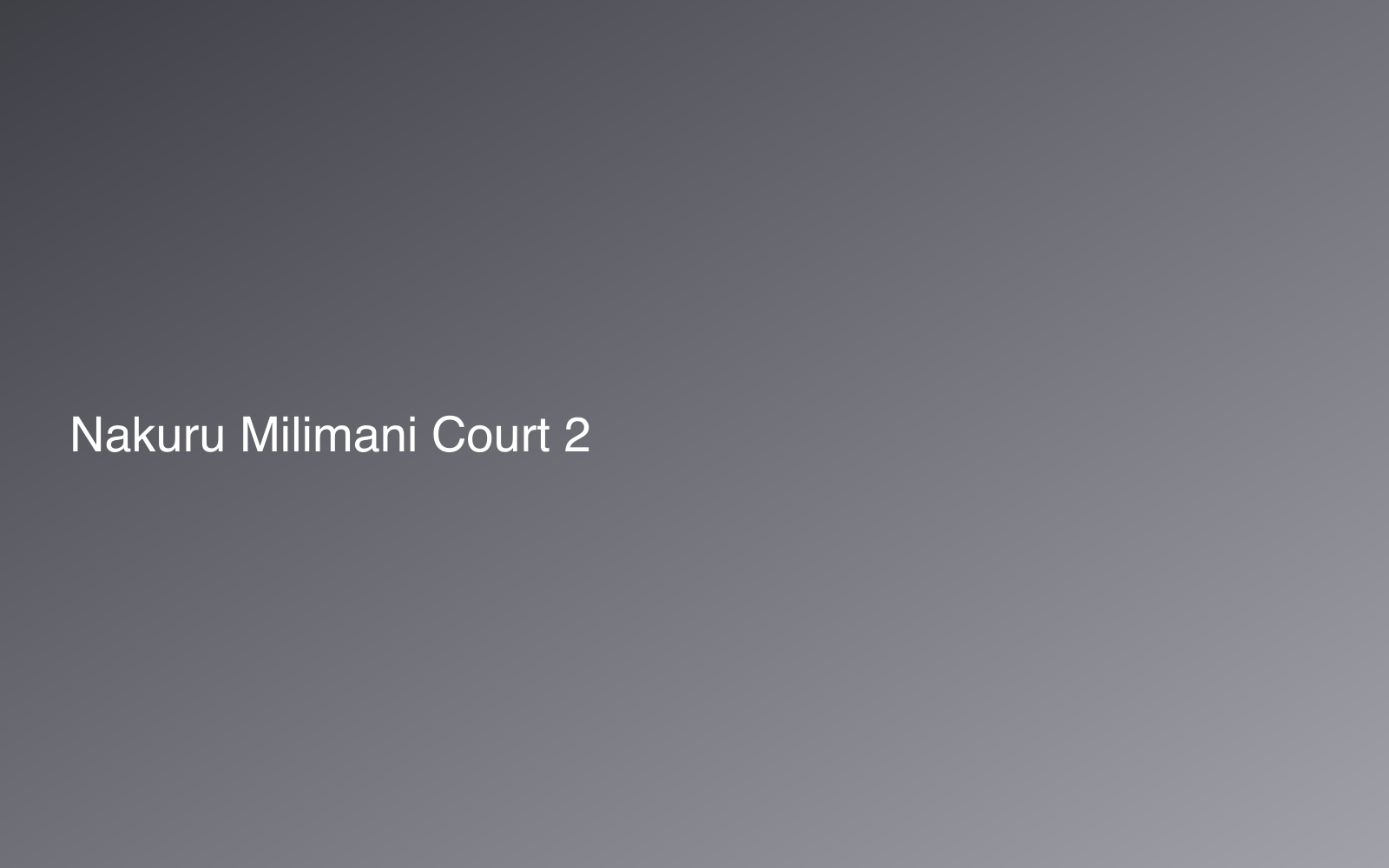 Nakuru Milimani Court photo 2 in Milimani
