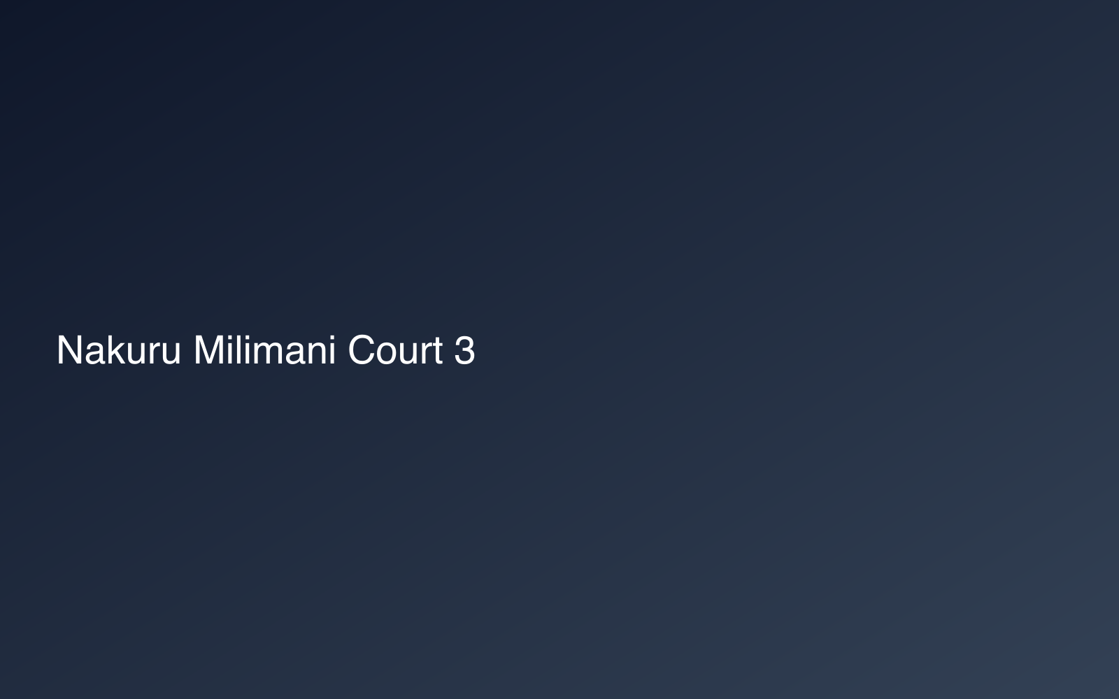 Nakuru Milimani Court photo 3 in Milimani